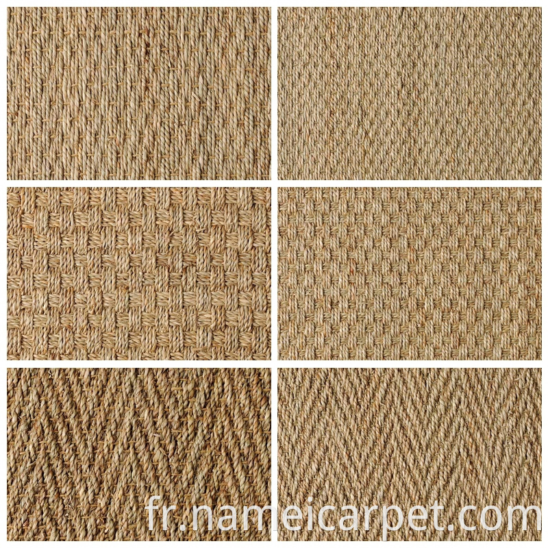 Natural Seagrass Carpet Rolls For Resort Office Home Hotel